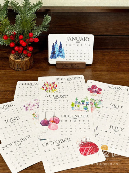 🎄 EARLY HOLIDAY SALE – 50% OFF! 🌱 2027 Plantable Seed Calendar
