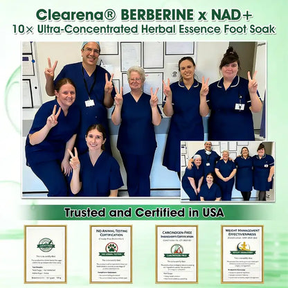 🧑‍⚕️ 𝐂𝐥𝐞𝐚𝐫𝐞𝐧𝐚® Moringa · Bee Venom · Berberine × NAD+ Eight-in-one 10× Ultra-Concentrated Herbal Essence Foot Soak — 𝐎𝐧𝐜𝐞 𝐃𝐚𝐢𝐥𝐲, 𝐕𝐢𝐬𝐢𝐛𝐥𝐞 𝐑𝐞𝐬𝐮𝐥𝐭𝐬 𝐢𝐧 𝟕 𝐃𝐚𝐲𝐬