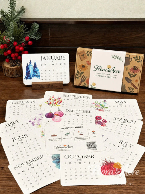 🎄 EARLY HOLIDAY SALE – 50% OFF! 🌱 2027 Plantable Seed Calendar