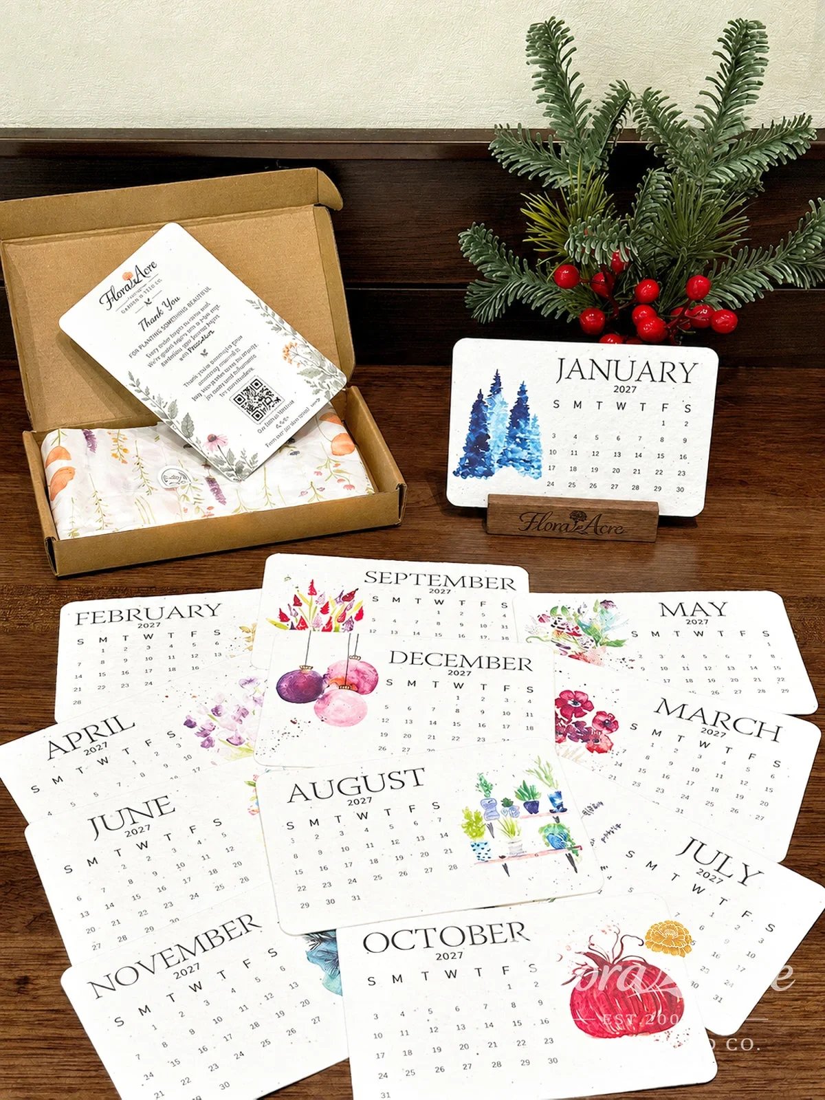 🎄 EARLY HOLIDAY SALE – 50% OFF! 🌱 2027 Plantable Seed Calendar